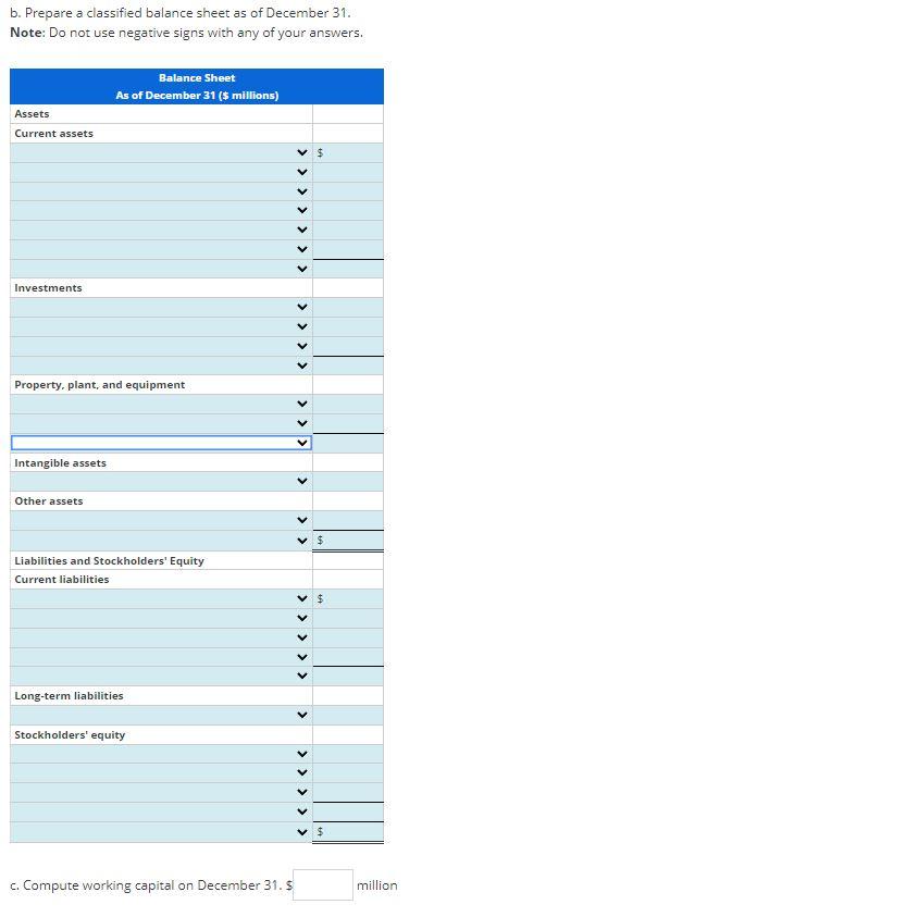 data, in no particular order, are from the accounts of Brown Corp.