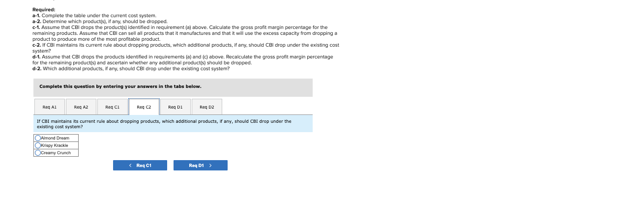 process of each product. In reviewing cost reports with the marketing manager,