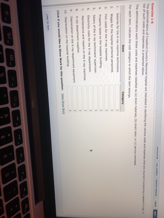  CALCULATOR Exercise 1-6 FULL SCREEN PRINTER VERSION BACK NEXT The administrators