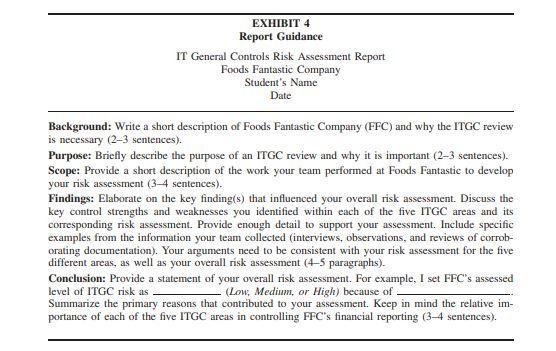 risk within an organization's information sys- tems. Students identify specific strengths and
