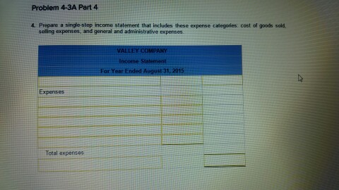 goods sold Sales salaries expense ng space Store supplies expense 24 41