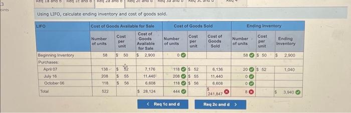 6-4 (Algo) Calculate inventory amounts when costs are rising (LO6-3) During the