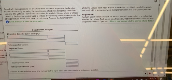  While the Lettuce Tech itself may be in workable condition for