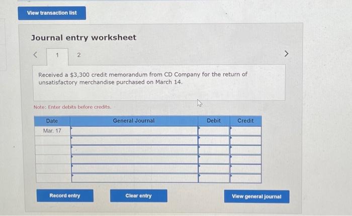 Van Industries, invoice dated March 1, terms 3/15, n/30. Sold merchandise on