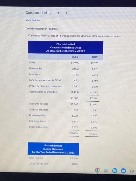 please help me (question 16) Additional information: During the year, 590 of
