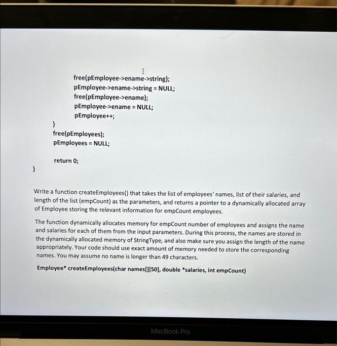 function shown below: finclude cstring.h ainclude estalio.hs sinclude cstdlib,hs typedef struct StringType