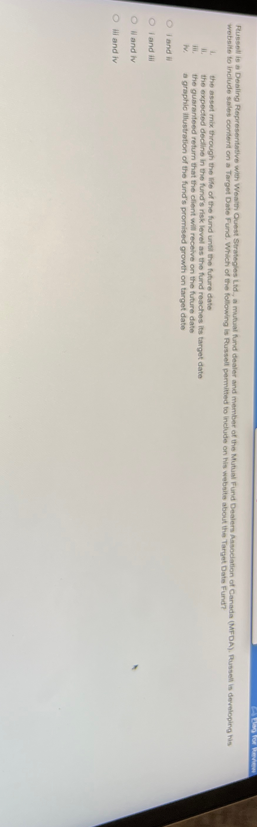  website to include sales oomient on a Target Date Fund. Which