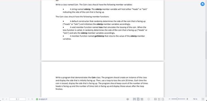 follewing member variables: - name: A string that bolds the employee's aame.