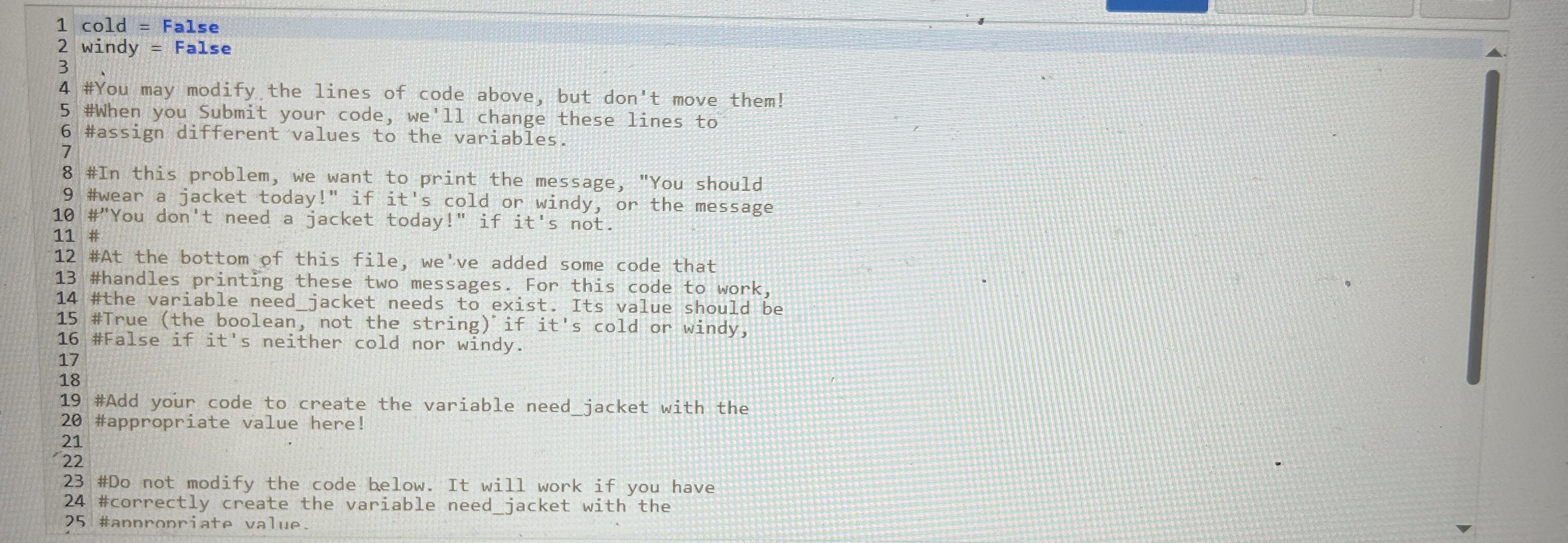  Does anyone know a running python code for this scenario? 
