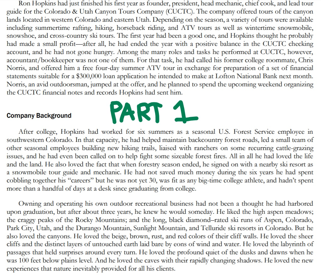 ***I NEED HELP IN ANSWERING THE REQUIRED PORTION ON THIS CASE STUDY.