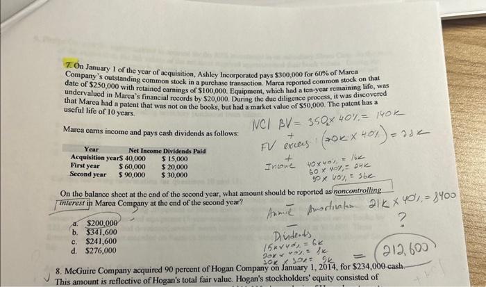 please explain what I'mdoing wrong. 7. On January 1 of the ycar