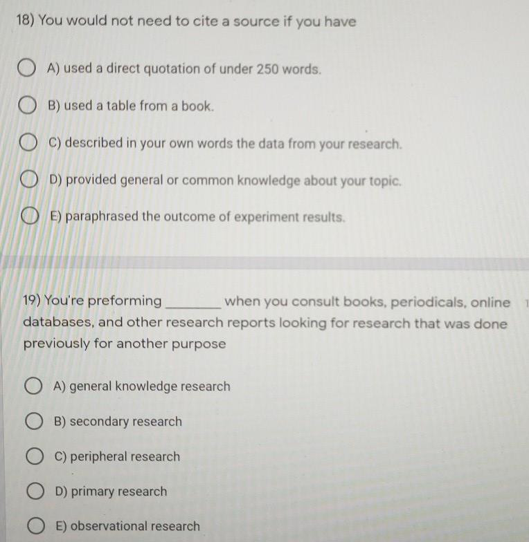 O B) Respecting intellectual property rights O c) Citing sources OD) Skewing