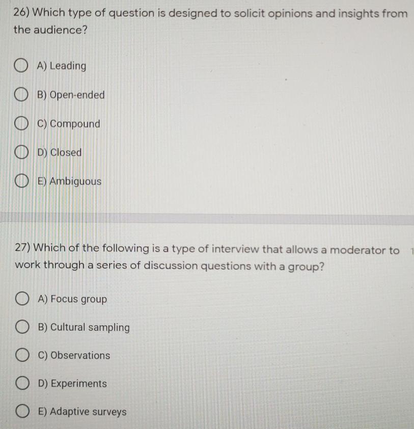 aspect of research etiquette TRUE FALSE 9) Which of the following refers