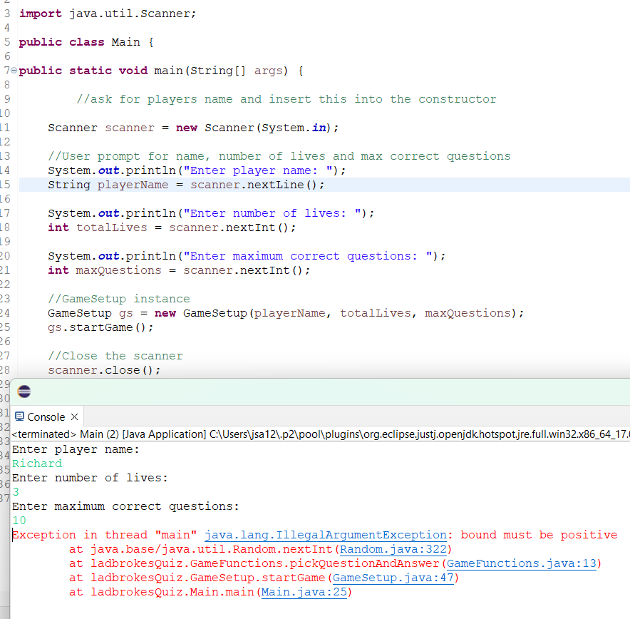  Please help me resolve the following errors in Main function and