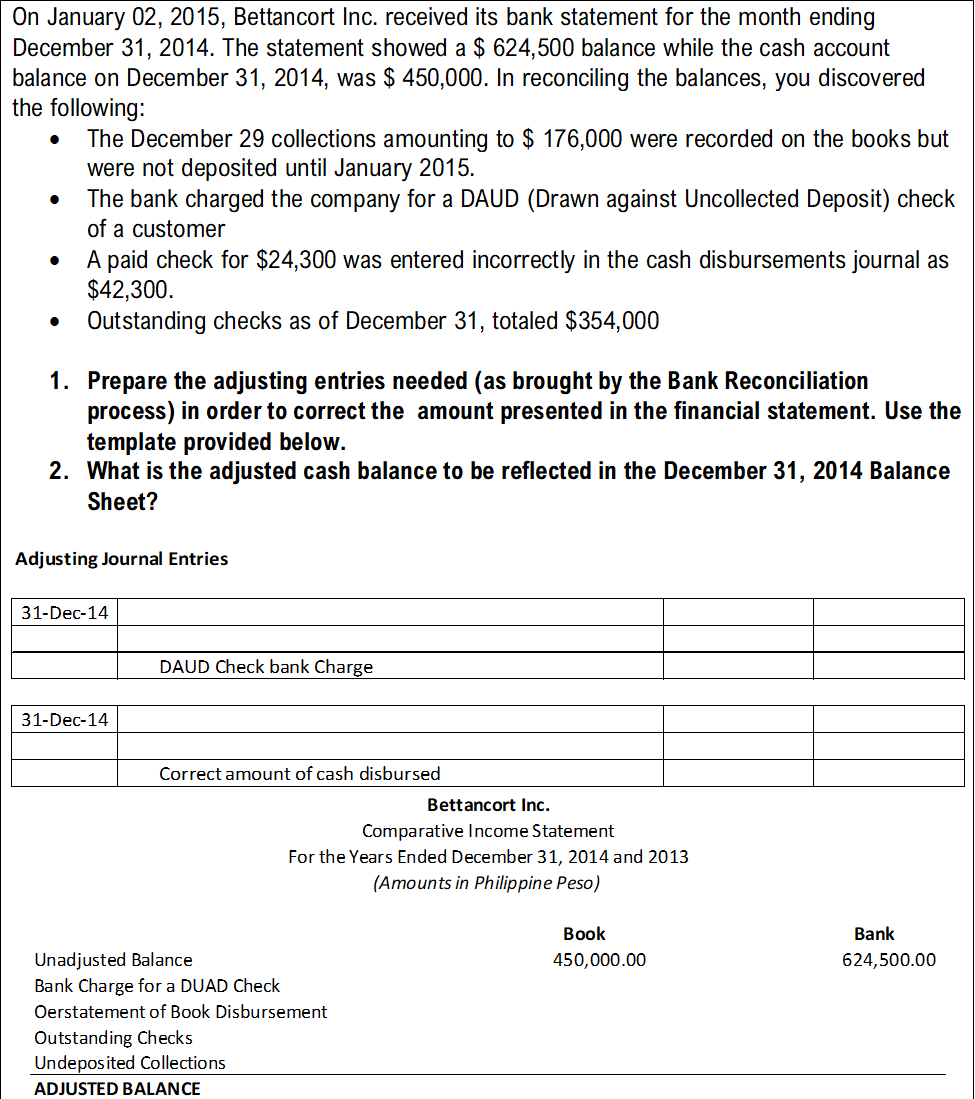 DUAD check is squeezed. You can determine it as you complete the