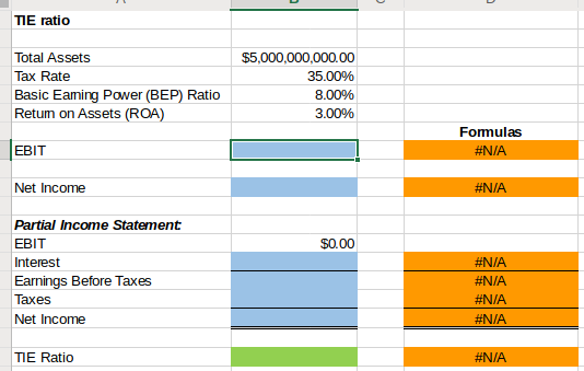 in assets, and its tax rate is 35%. Its basic earning power
