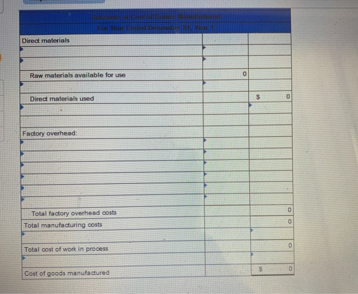 information The following selected account balances are provided for Delray Mfg. Sales