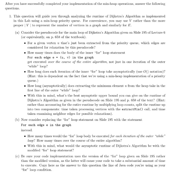  Dijikstras Algorithm problem After you have successfully completed questions. l your