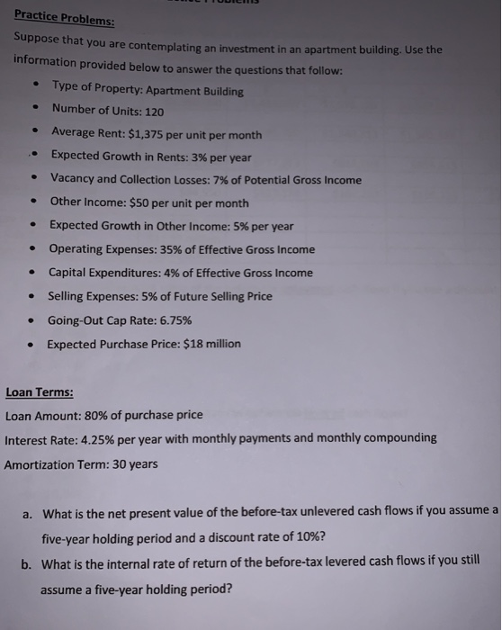 Can someone find the solutions using a calculator please? Excel is okay