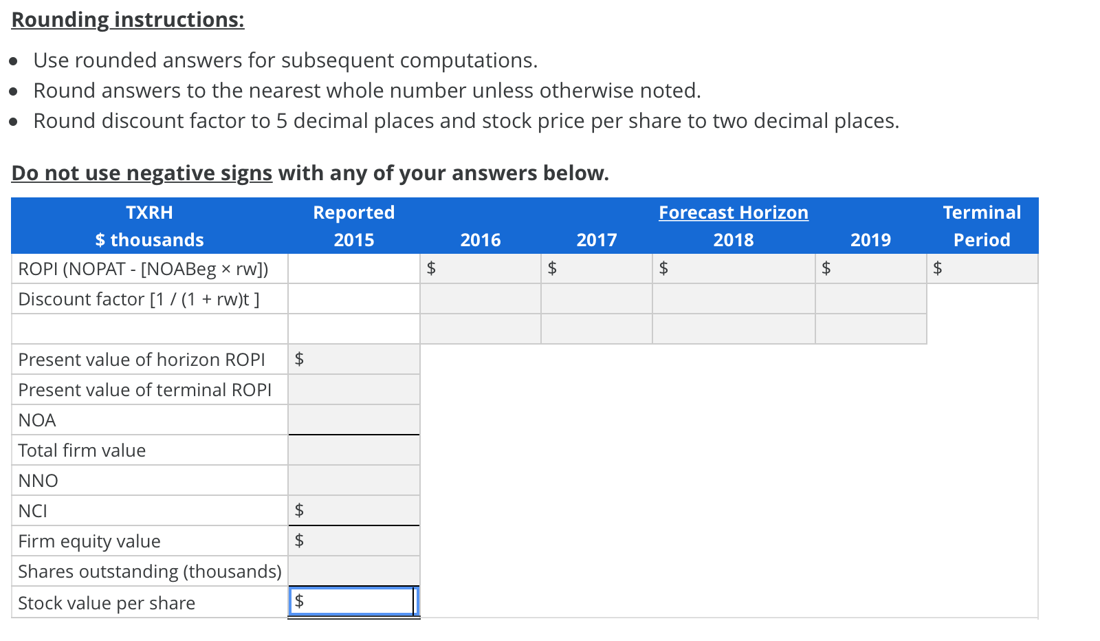 statement and balance sheet for Texas Roadhouse for the year ended December