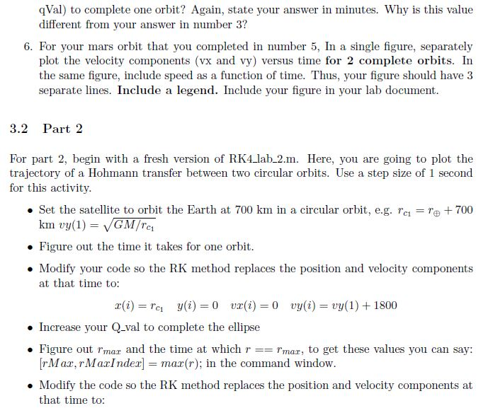 and velocity vectors have? 2. How long is the time step (don't