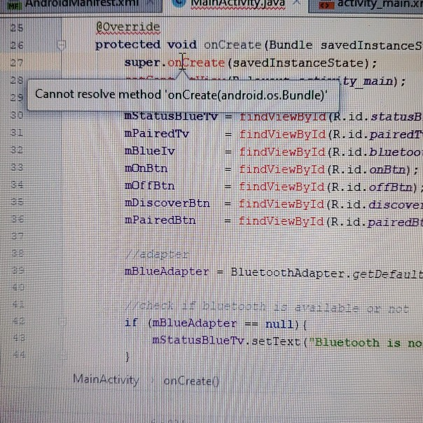  how to solve this issue on android studio using java coding