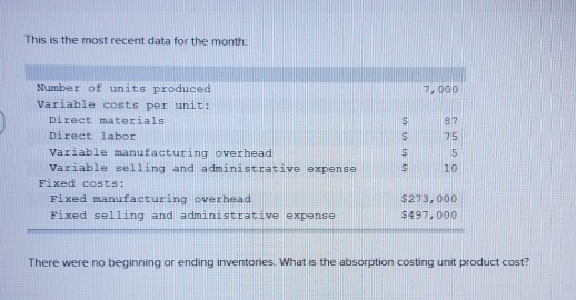  This is the most recent data for the month 7,000 82