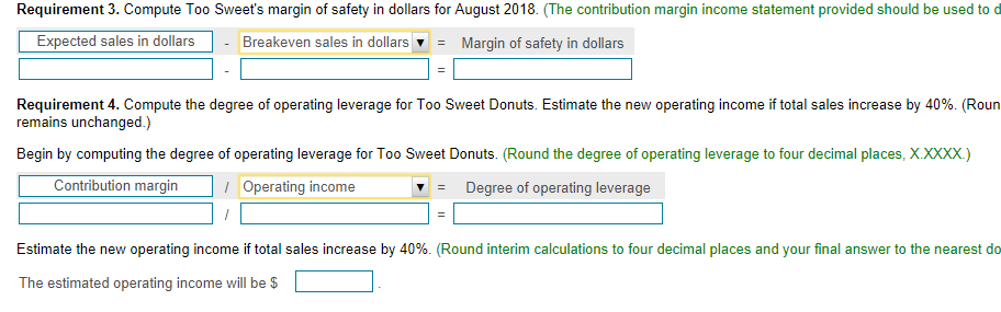 donuts. A dozen plain donuts sells for $4.00, with total variable cost