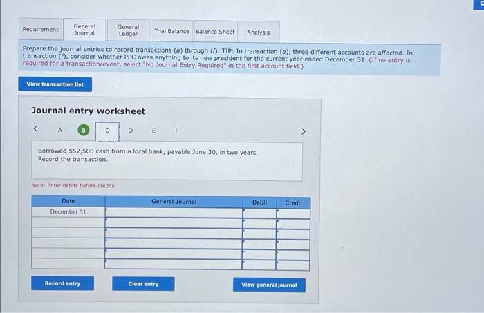 Buildings 144,000 Land 49, 750 Accounts Payable 45,000 Notes Payable (due in