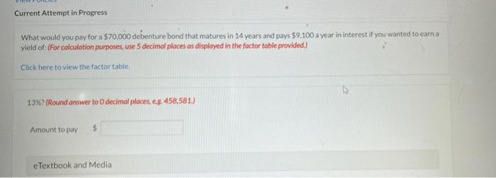  Current Attempt in Progress What would you pay for a $70,000