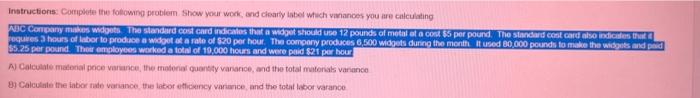  Instructions: Compkife the following problem show your work, and ciearly iabel