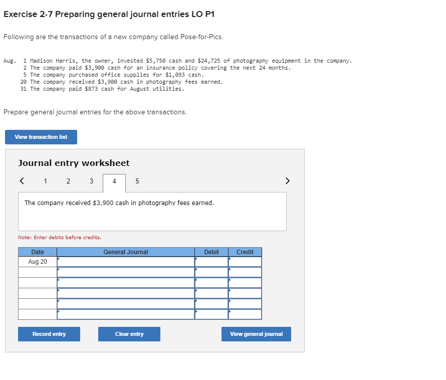 and $24,725 of photography equipment in the company. 2 The company paid