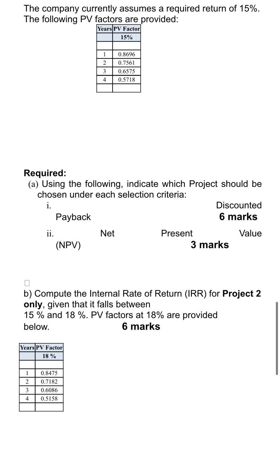 to analyze the company's performance and requires your assistance: Required: Compute the