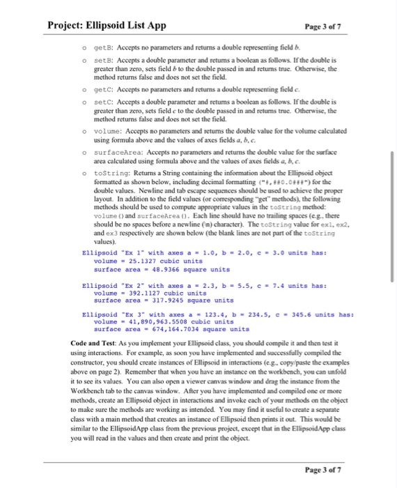 a program this week that is composed of three classes: the first