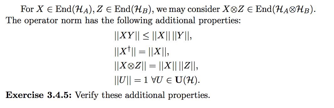For X e End(HA), Z e End(HB), we may consider XQZ