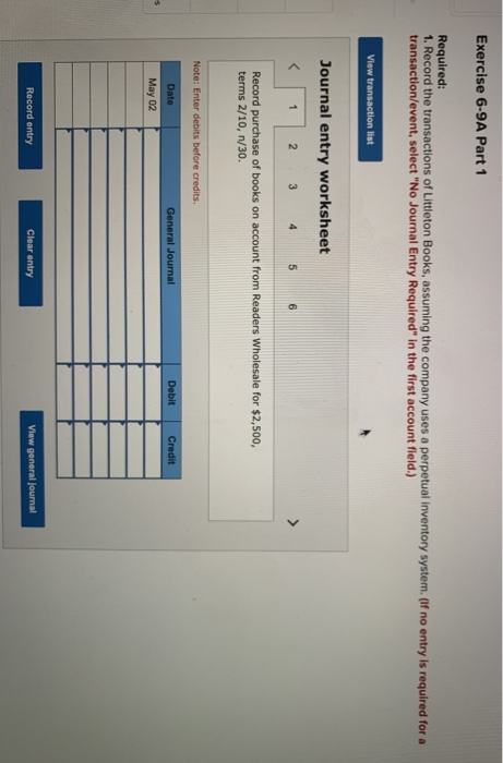 [The following information applies to the questions displayed below.) Littleton Books has