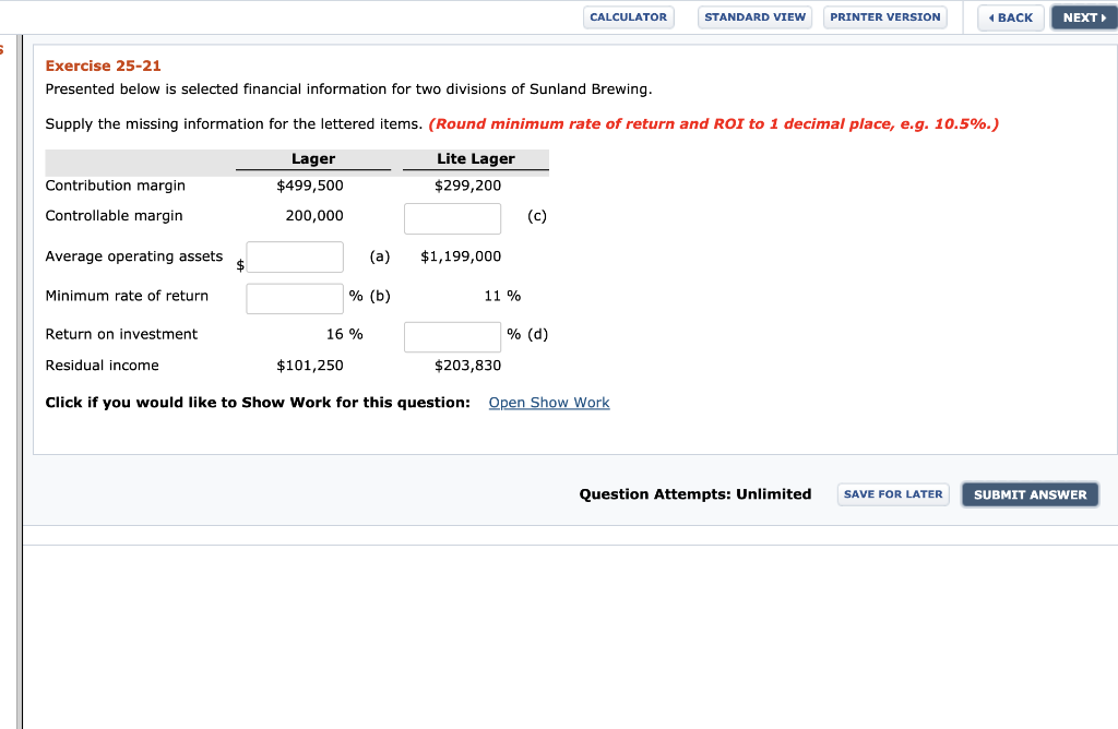  CALCULATOR STANDARD VIEW PRINTER VERSION 