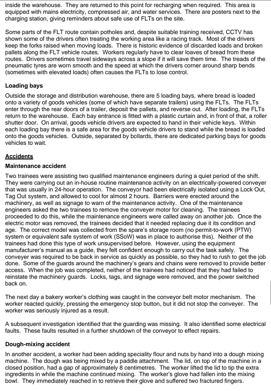 build up (a) Comment on how effective Panis is in controlling static