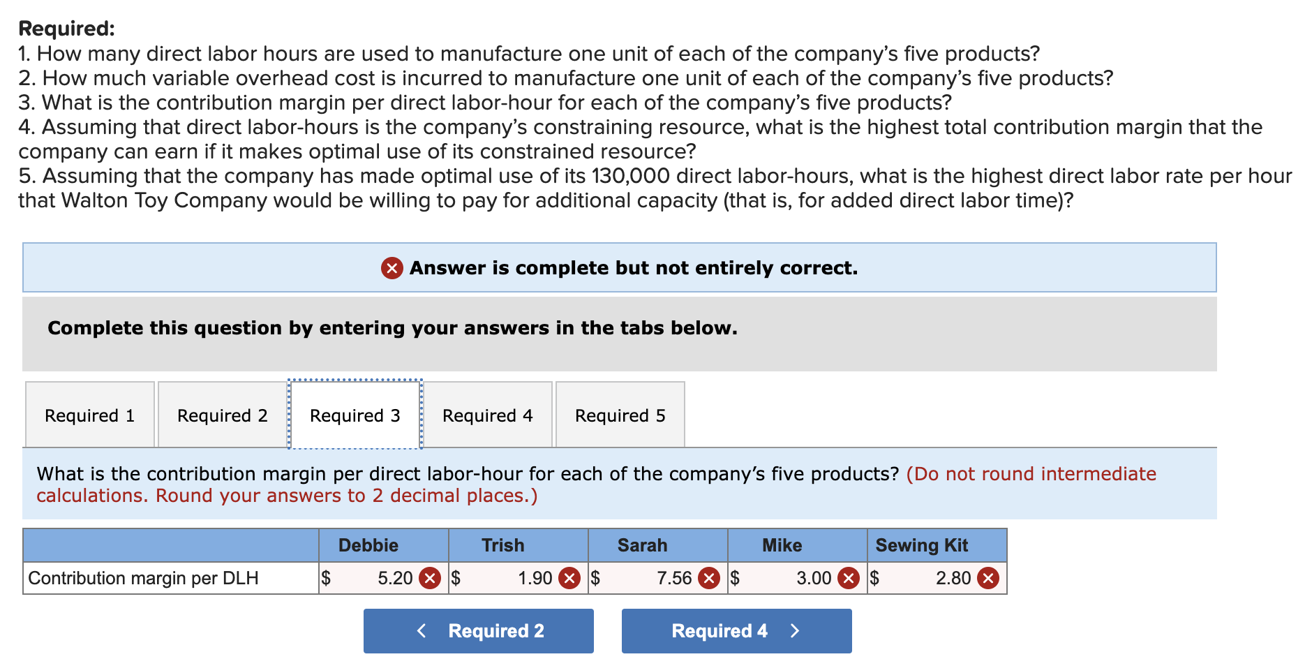 made optimal use of its 130,000 direct labor-hours, what is the highest