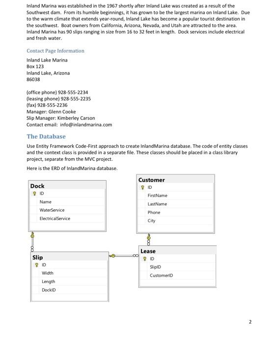 MVC by developing a simple web application with three pages. You will