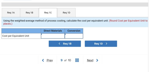 $ 556,000 Beginning work in process (30% complete) Direct materials Conversion cost