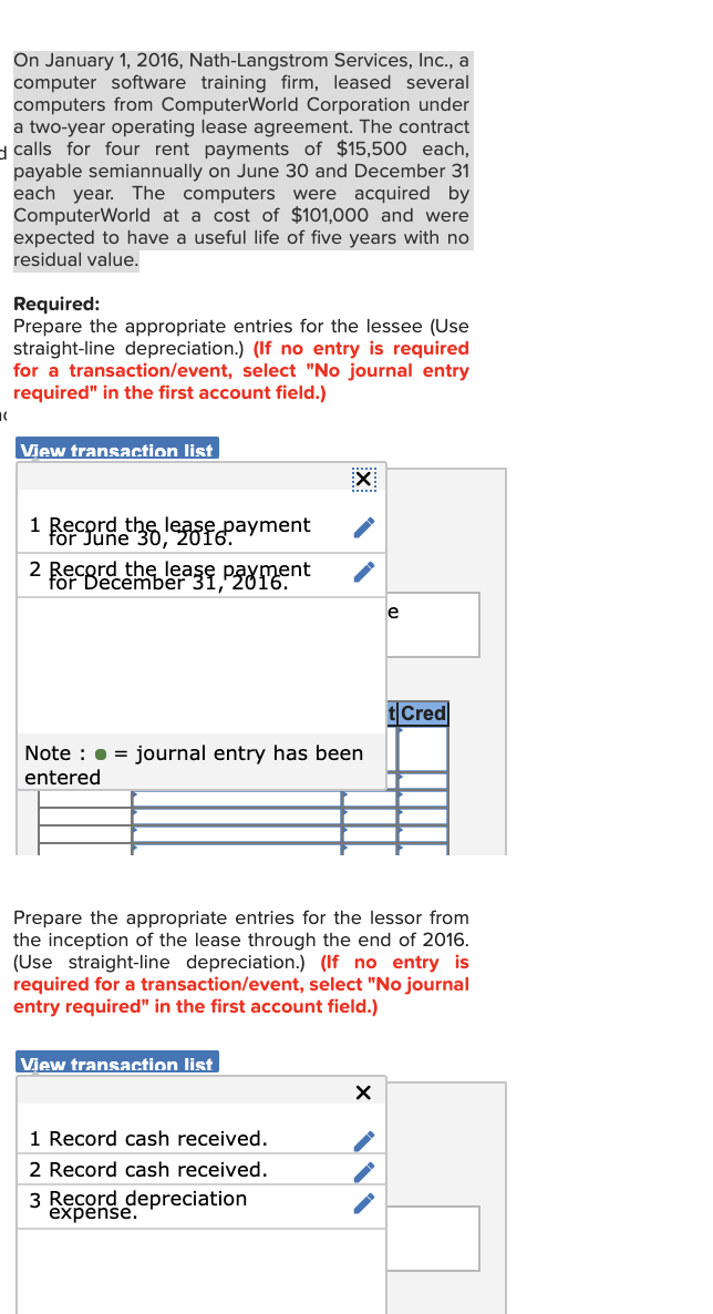  On January 1, 2016, Nath-Langstrom Services, Inc., a computer software training
