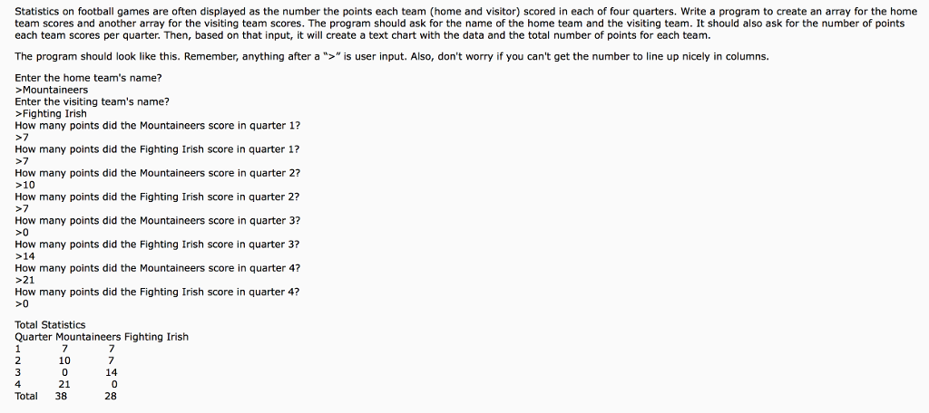 Currently taking a beginners python course and learning about arrays. I am