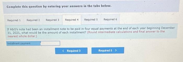 be paid on December 31 of each yeat, and the note is