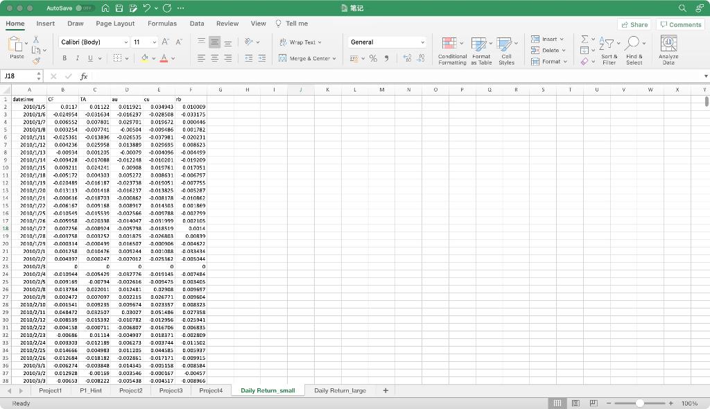 Calibri (Body) Ready B 1 x fx A datetime -Asset1 2016/1/4 0.003365