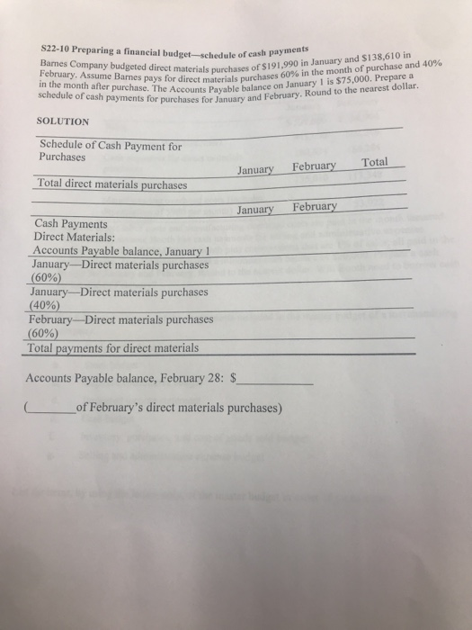 budget-sales budget Brown Company manufactures luggage sets. Brown sells its luggage sets