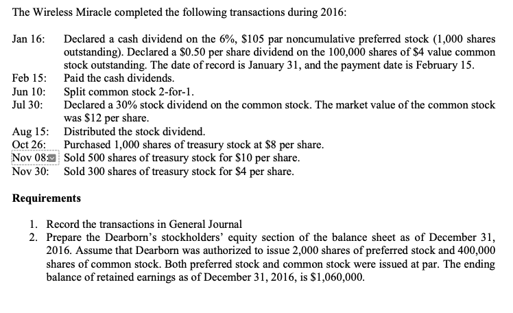  do by yourself and provide correct answer The Wireless Miracle completed
