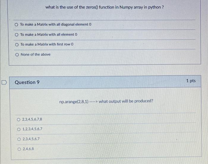 please use python what is the use of the zeros() function in