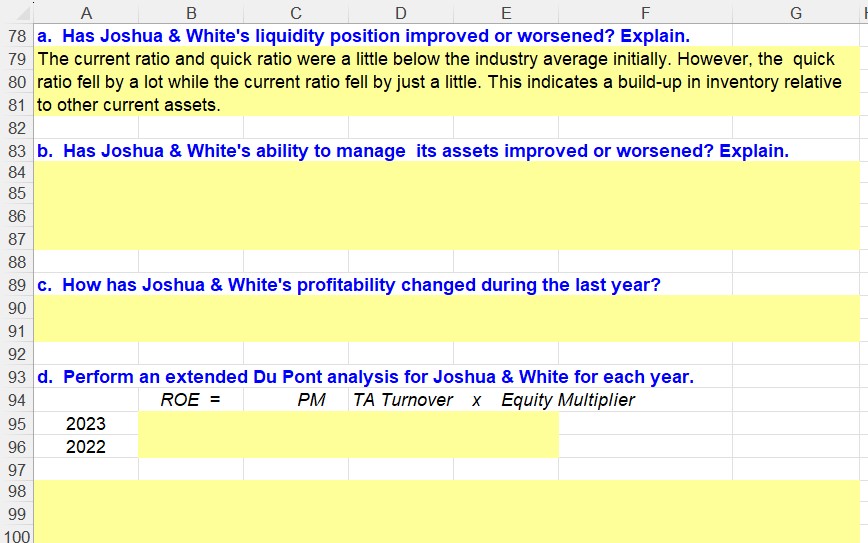 Net fixed assets Total assets \begin{tabular}{|r|r|} \hline 2023 & 2022 \\ \hline$21,000