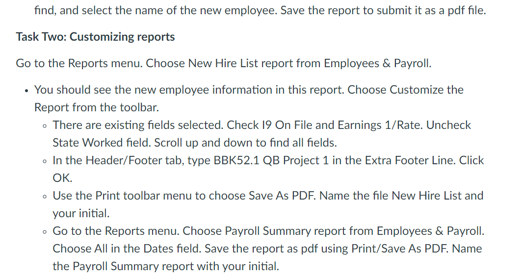 the sample service-based company file in this project. Once you complete the